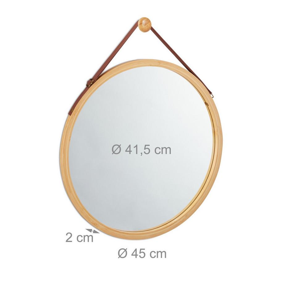 B2X Miroir rond avec sangle  
