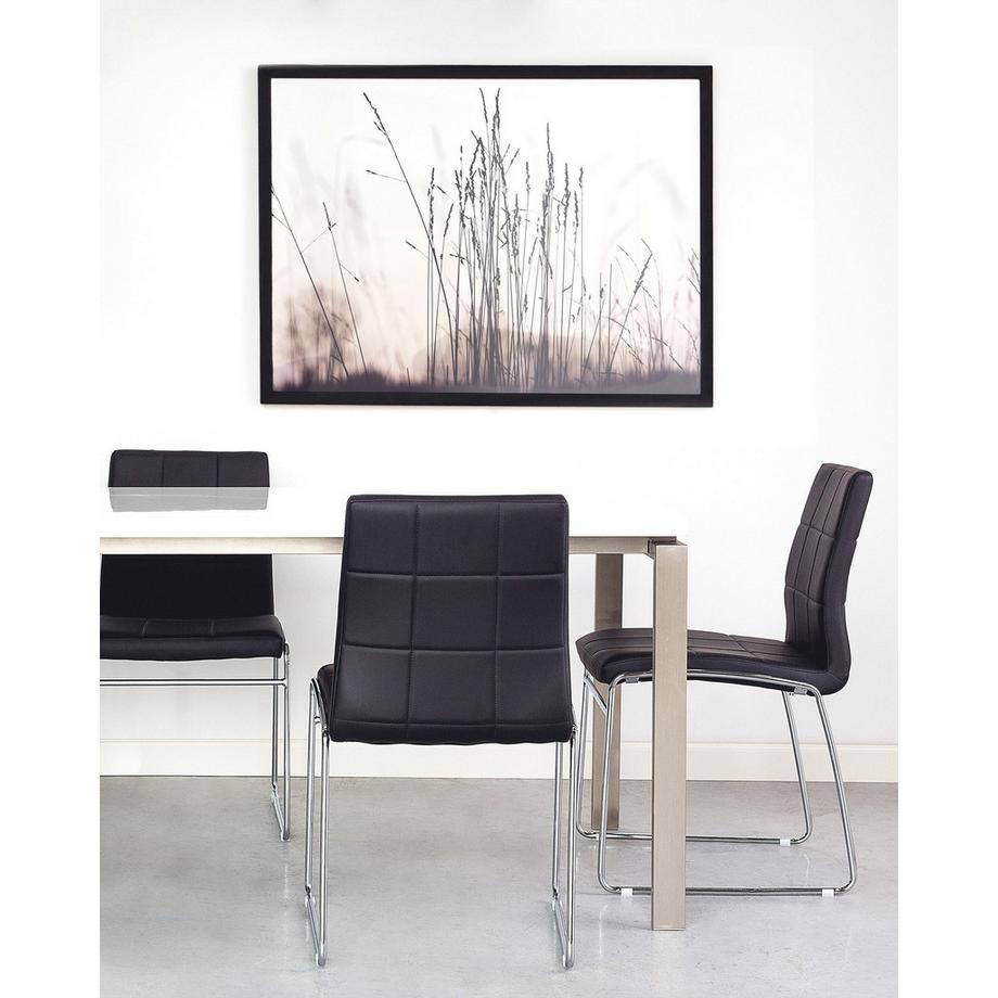 Beliani Konferenzstuhl aus Kunstleder  KIRON  