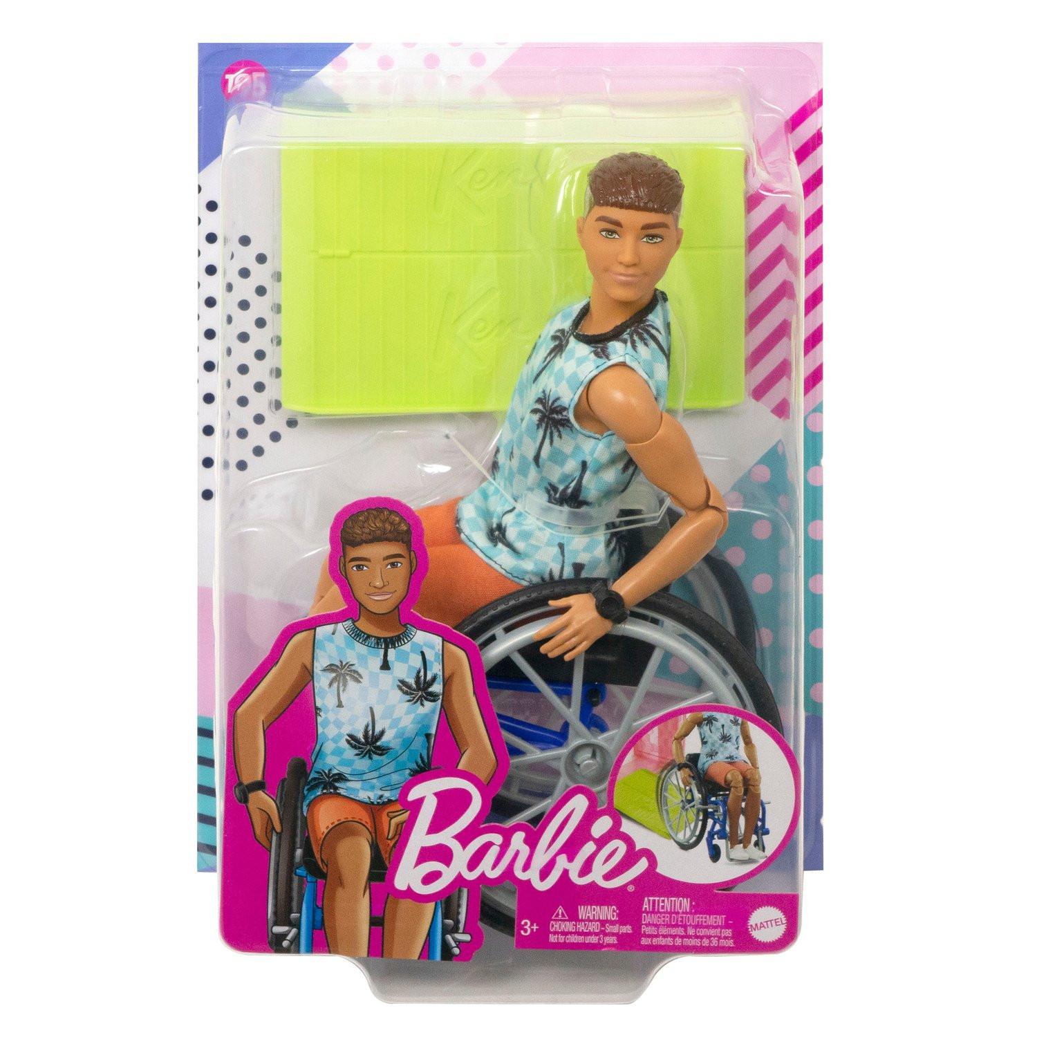Barbie  Fashionistas Ken Puppe im Rollstuhl 