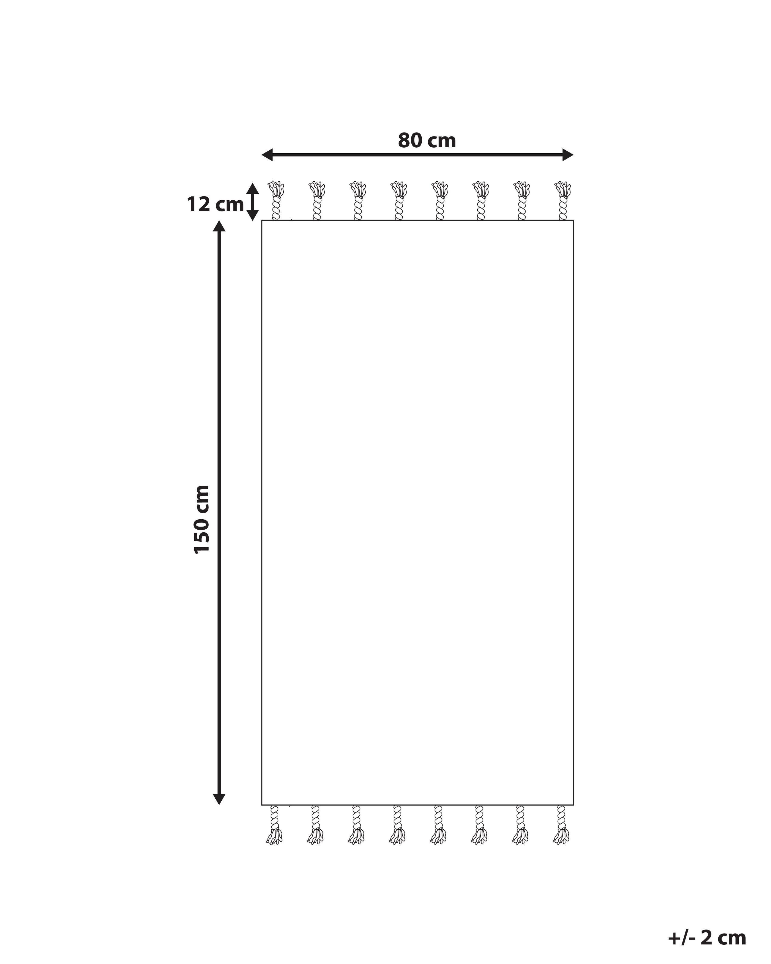 Beliani Tapis en Matière synthétique Traditionnel BADEMLI  