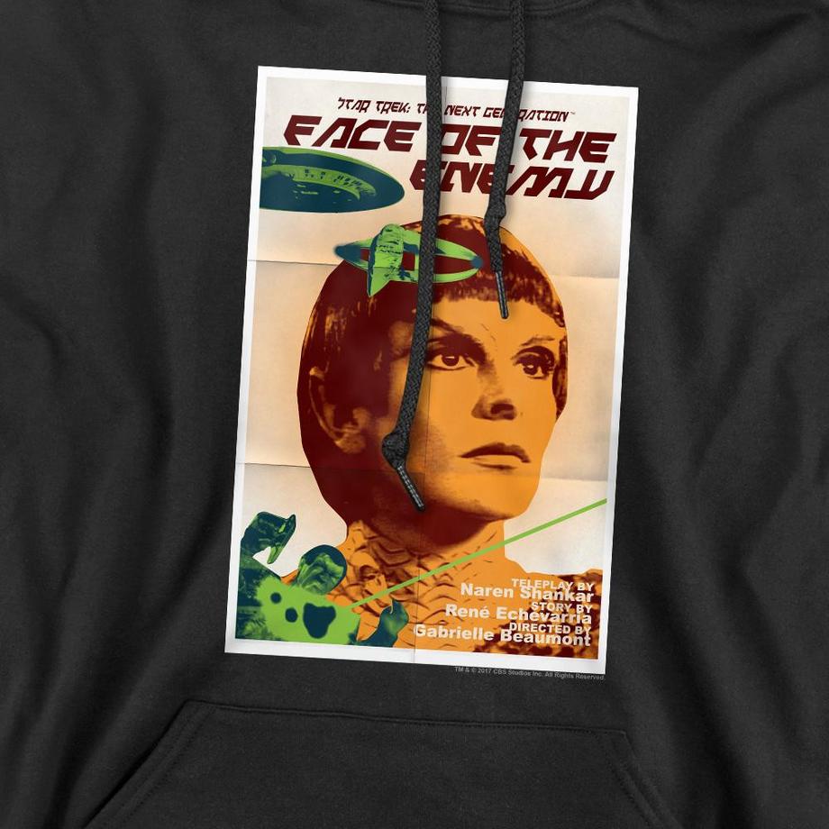 Star Trek The Next Generation Season 6 Episode 14 Felpa con cappuccio  