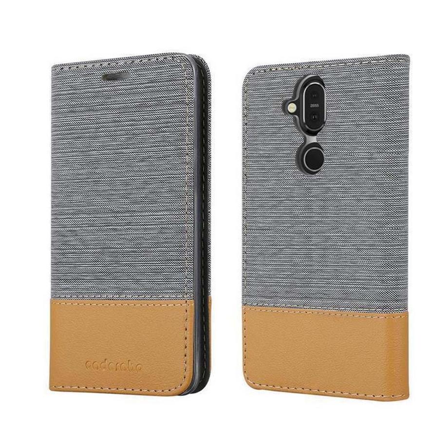 Cadorabo  Hülle für Nokia 7.1 PLUS  X7 Magnetverschluss, Kartenfach 