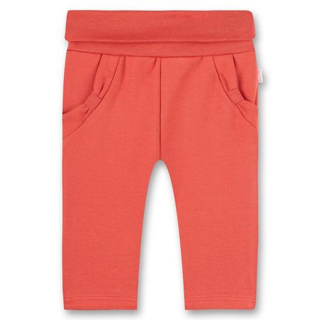 Sanetta Fiftyseven  Baby Mädchen Hose Family Stork rot 