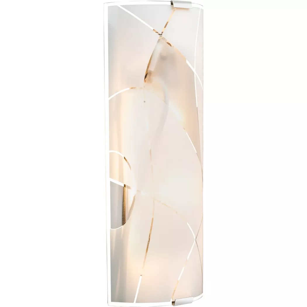 mutoni – Wandleuchte Paranja Chrom weiss, One Size, Multicolor