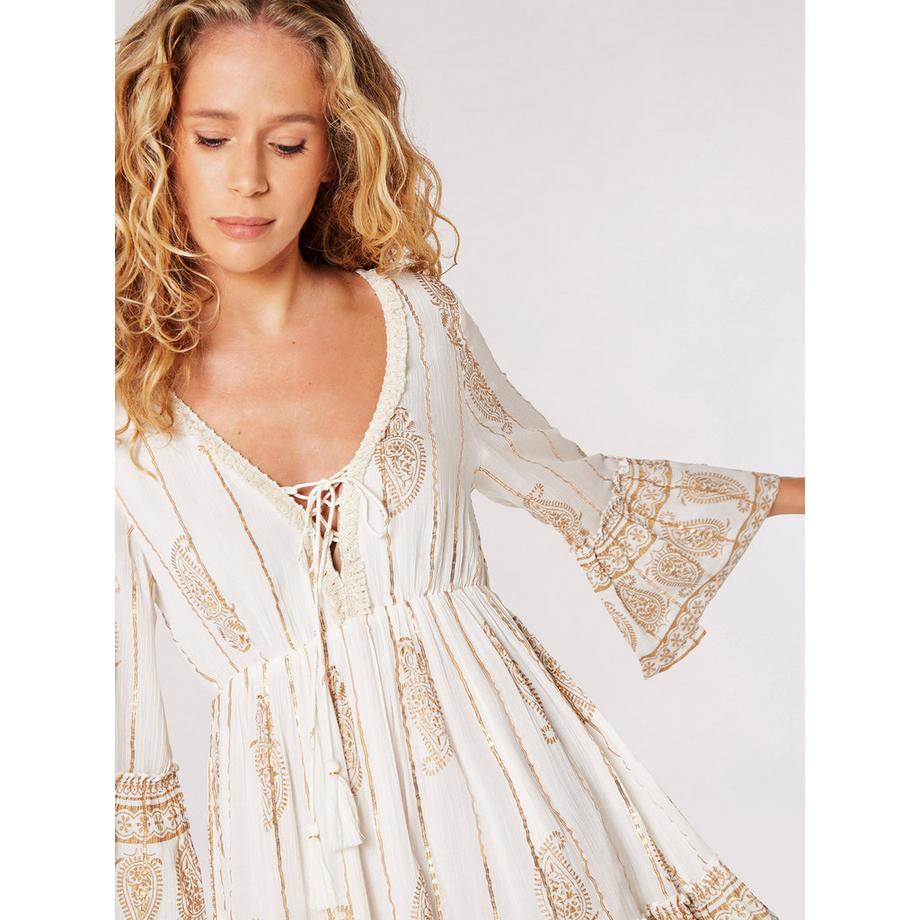 APRICOT Mini-robe à motif cachemire  