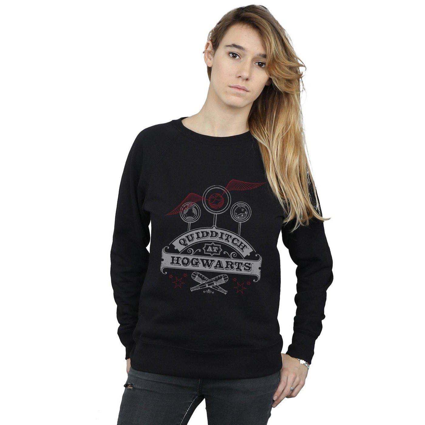 Harry Potter  Quidditch At Hogwarts Sweatshirt 