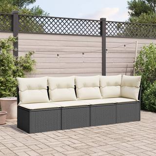 VidaXL Canapé de jardin rotin synthétique  