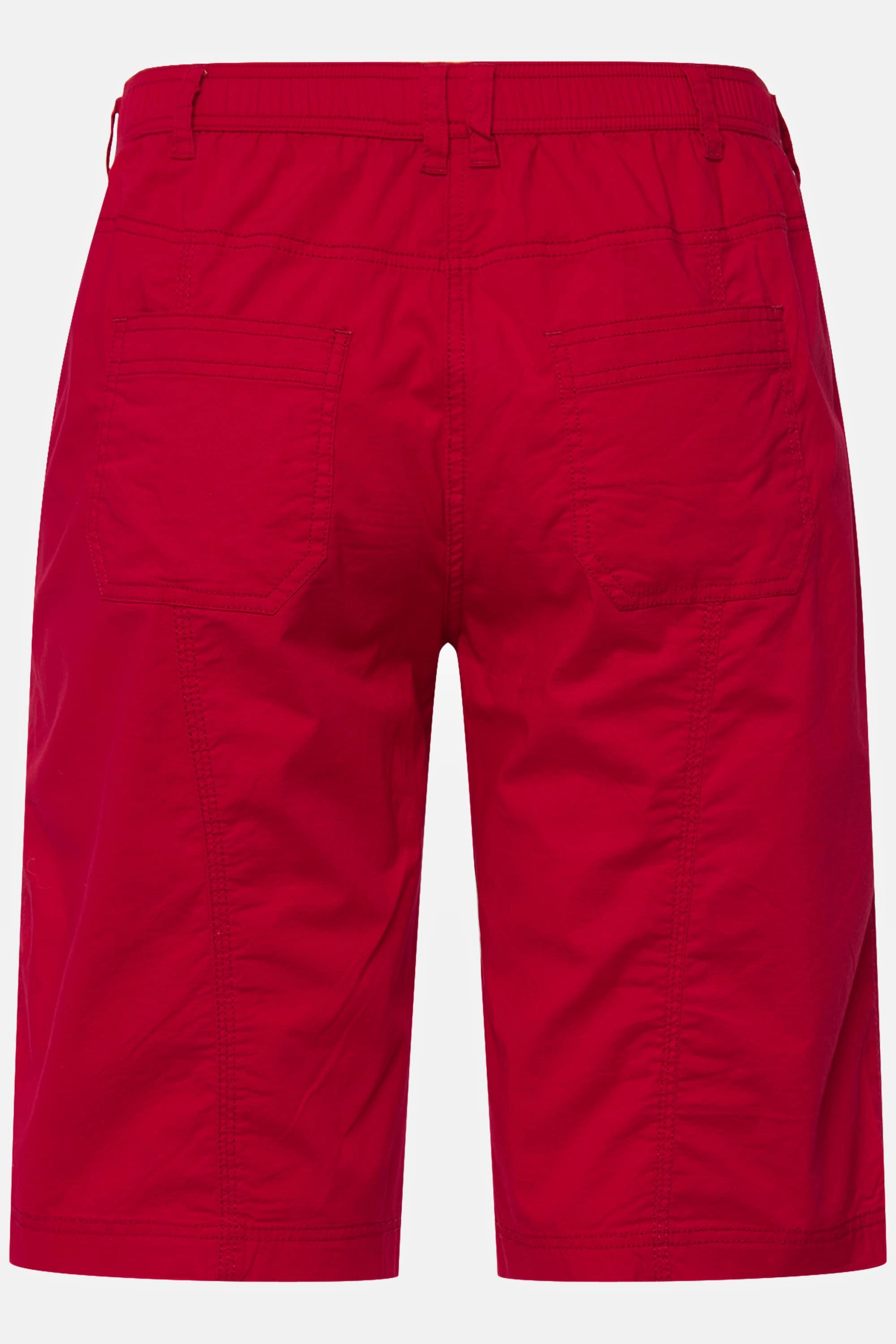 Ulla Popken  Cargo-Bermuda, Komfortbund, 4-Pocket-Schnitt 