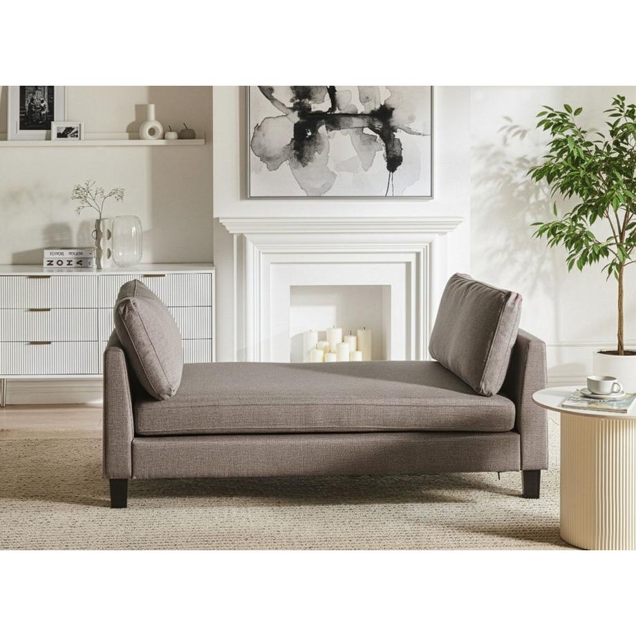 Beliani Chaiselongue aus Stoff  ARCHIANE  