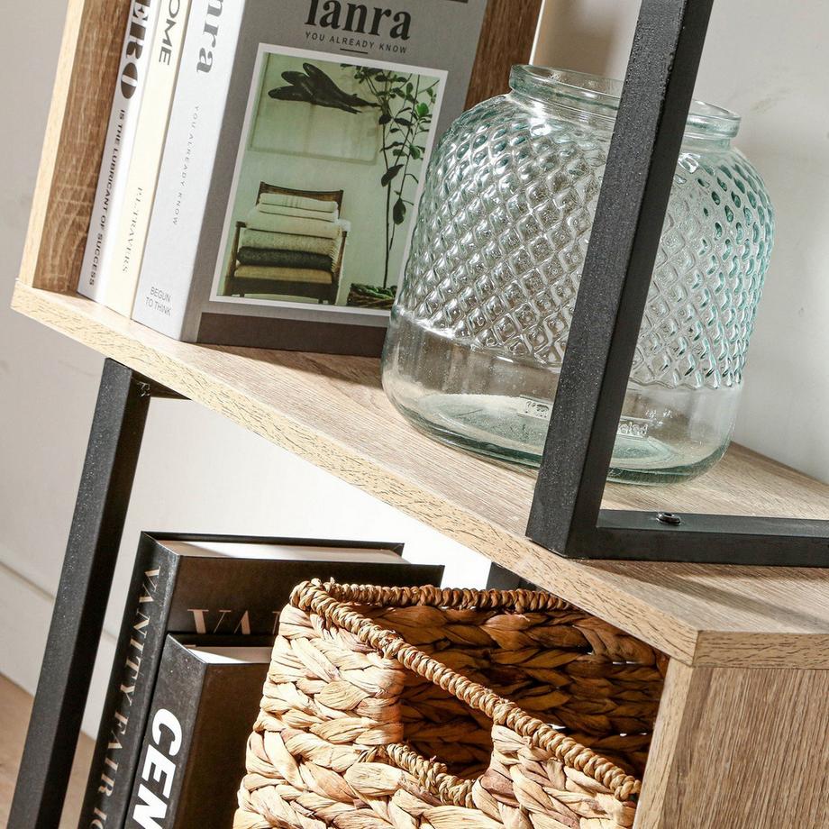 Calicosy Scaffale 4 livelli decorazione Legno L60 cm  