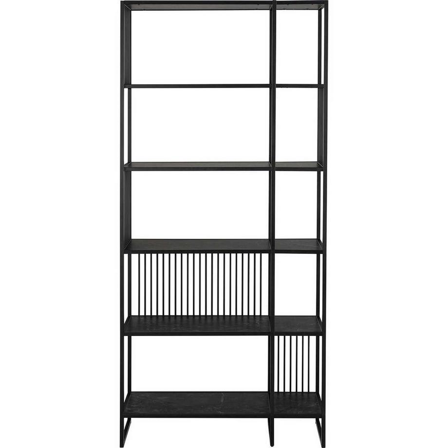 mutoni Scaffale a terra Iola nero 85x185  