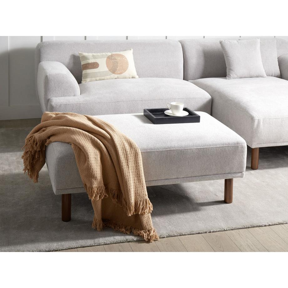 Beliani Ottoman en Tissu Moderne HOLT  