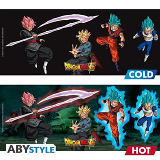 Abystyle  Dragon Ball Super Tazza Heat Change 460ml: Saiyans vs Black 