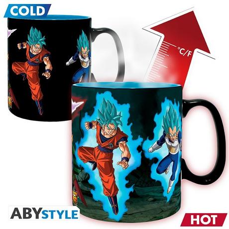 Abystyle  Dragon Ball Super Tazza Heat Change 460ml: Saiyans vs Black 