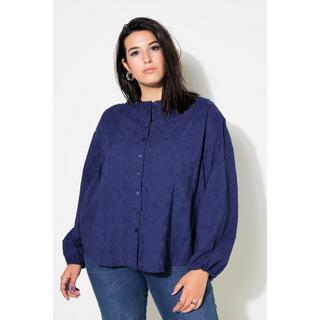 Studio Untold  Bluse, oversized, Struktur-Qualität, Ballon-Langarm 