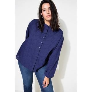 Studio Untold  Bluse, oversized, Struktur-Qualität, Ballon-Langarm 