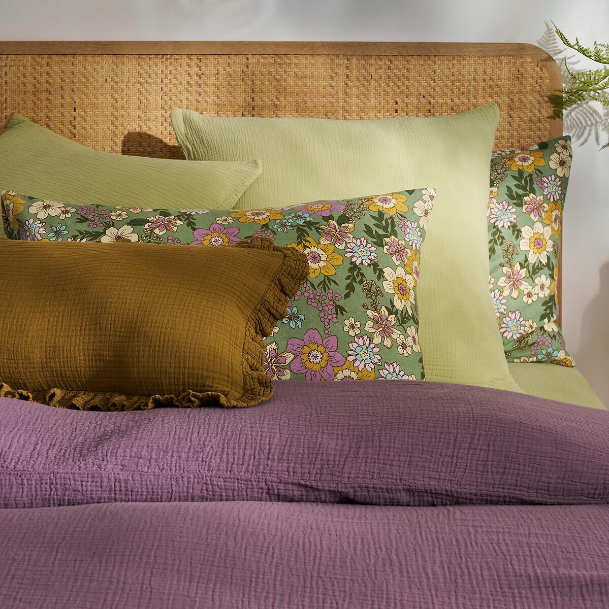 La Redoute Intérieurs Kumla Baumwoll-Musselin Fixleintuch  