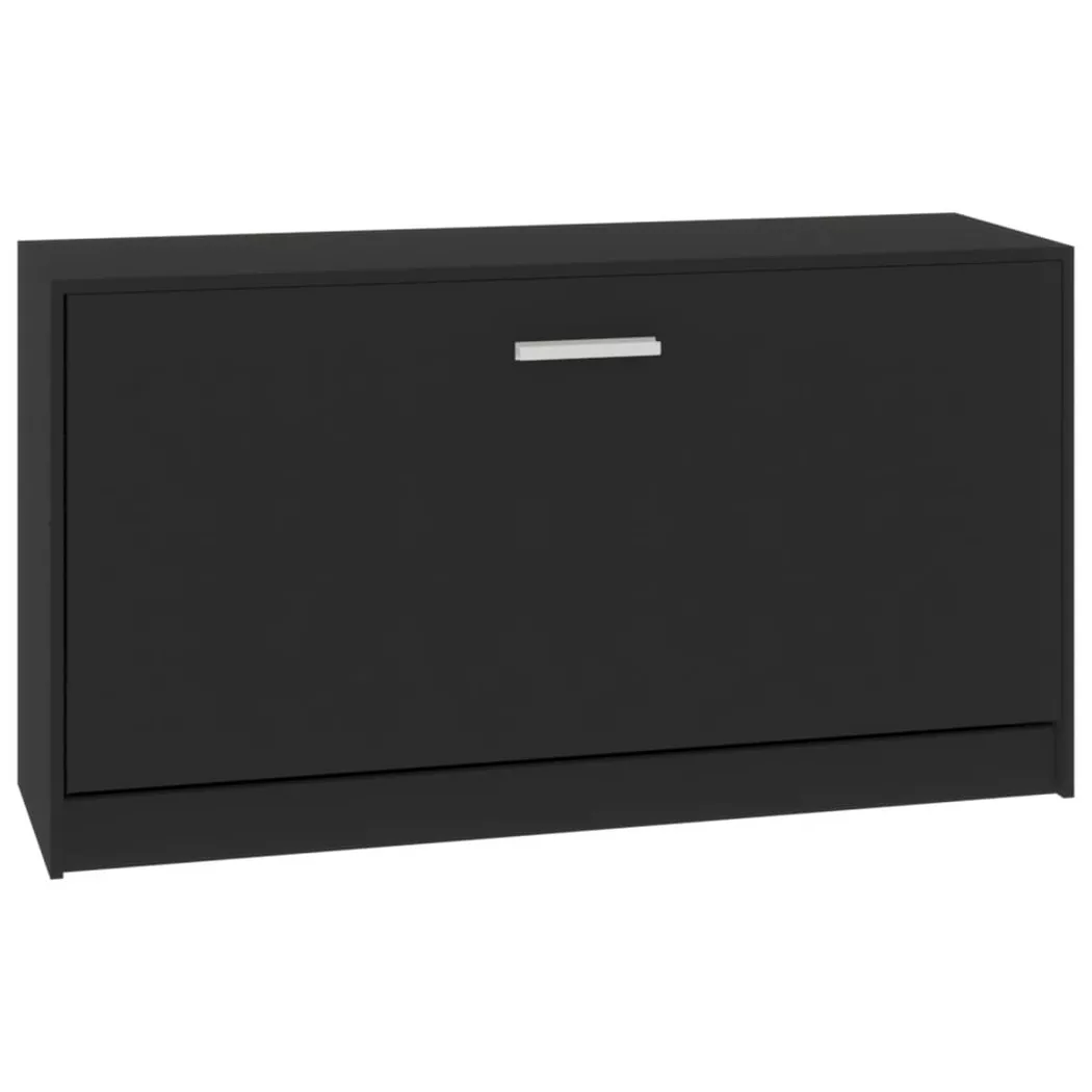 VidaXL - scarpiera Legno multistrato, One Size, Nero