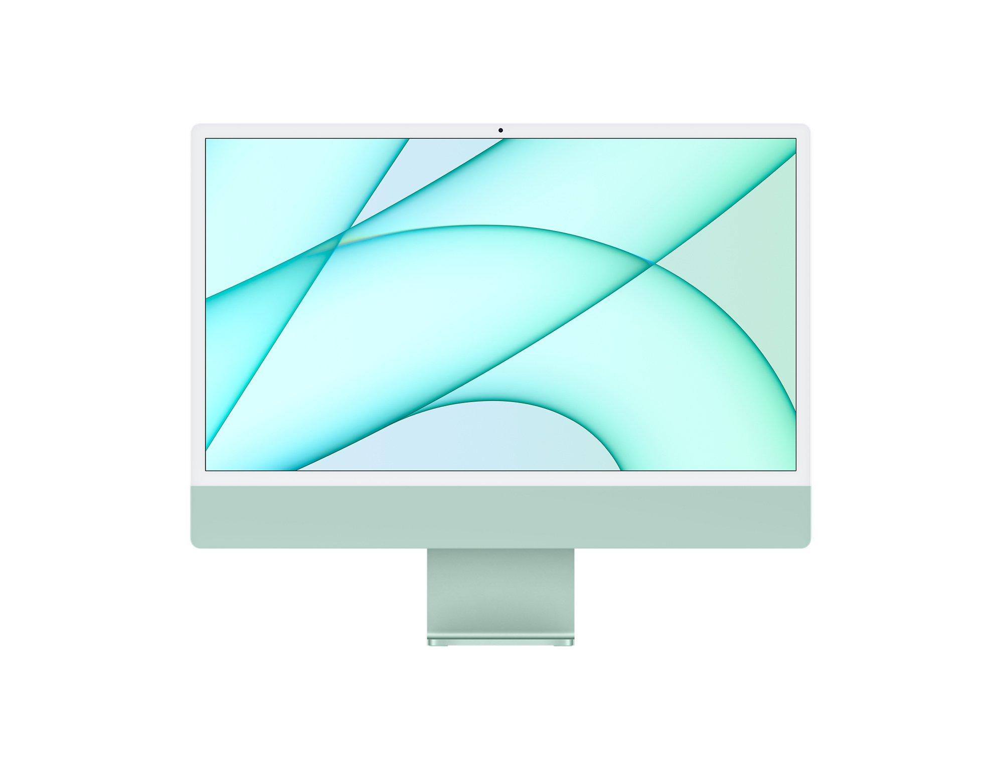 Apple  Reconditionné iMac 24" 2021 Apple M1 3,2 Ghz 8 Go 256 Go SSD Vert - Très Bon Etat 