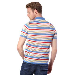 Bellemere New York  Polo en Tencel multicolore à rayures fantaisie Bellemere 