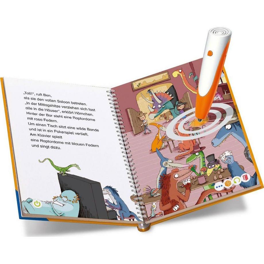 tiptoi® Lese-Lausch-Abenteuer Dino-Stadt Neubauer, Annette; Renger, Nikolai (Illustrationen) Gebundene Ausgabe 