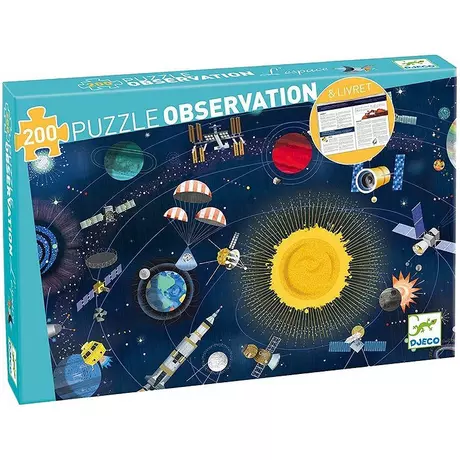 Djeco  Puzzle Weltraum (200Teile) 