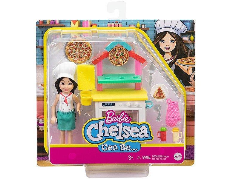 Barbie  Karrieren Pizzabäckerin-Spielset mit Puppe 
