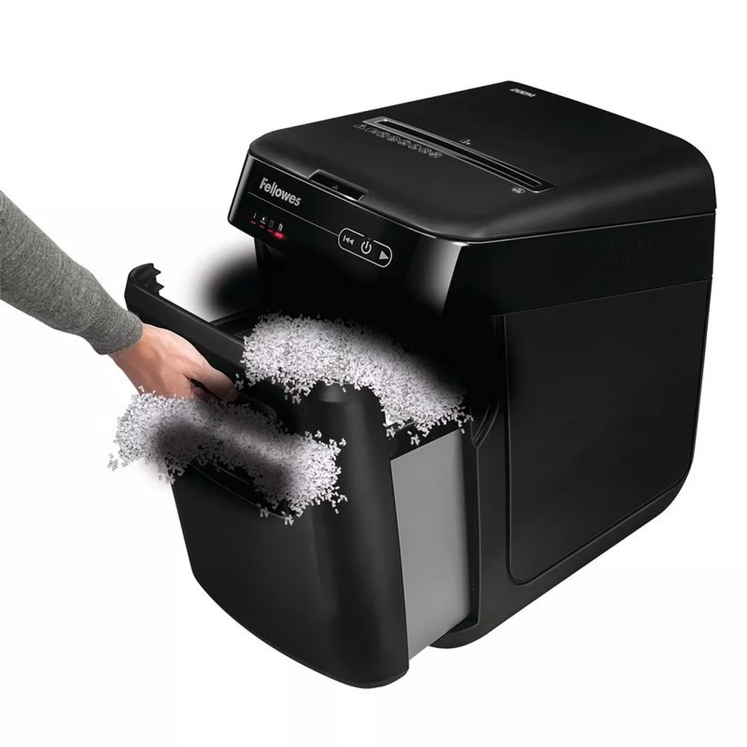 Fellowes – Aktenvernichter AutoMax 200M 4656701 P-5, 32lt, Schwarz