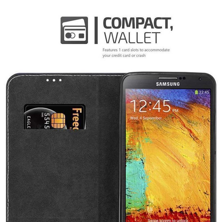 Cadorabo  Housse compatible avec Samsung Galaxy NOTE 3 - Coque de protection avec fermeture magnétique, fonction de support et compartiment pour carte 