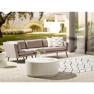 Beliani Ecksofa aus Polyester Modern LORETELLO  