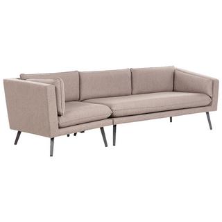 Beliani Ecksofa aus Polyester Modern LORETELLO  