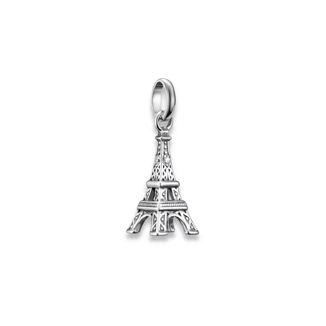 THOMAS SABO Charm Club Connect Silver Eiffel Tower Charm CC1283-643-14