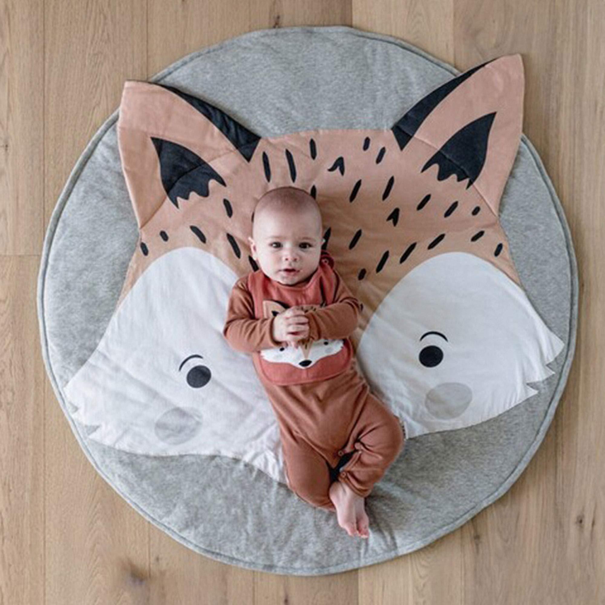 Activity-board Krabbeldecke für Baby - Baby Spieldecke - weich gepolsterte Kinderdecke Baby  