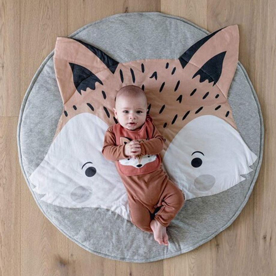 Activity-board Krabbeldecke für Baby - Baby Spieldecke - weich gepolsterte Kinderdecke Baby  