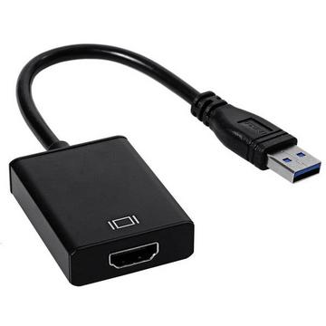USB 3.0 zu HDMI Adapter - Schwarz