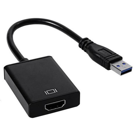 eStore  USB 3.0 zu HDMI Adapter - Schwarz 