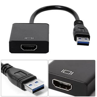 eStore  Adattatore da USB 3.0 a HDMI - Nero 