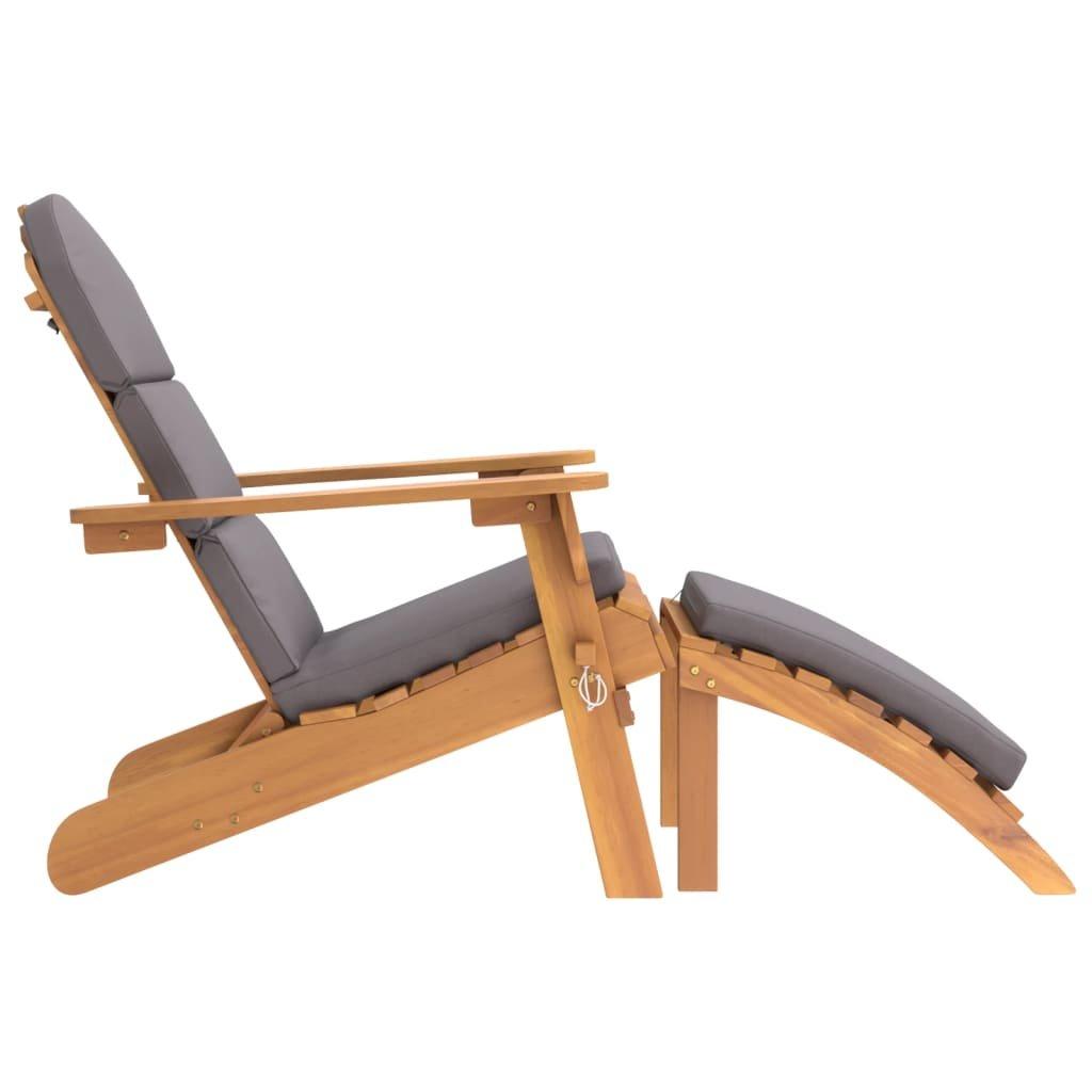 VidaXL Chaise de jardin bois d'acacia  