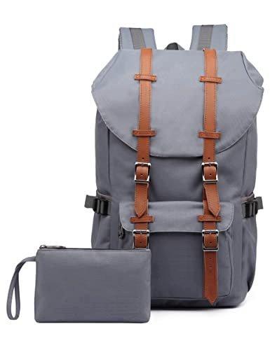 Only-bags.store Rucksack Studenten 17 Zoll Backpack für 15" Notebook Lässiger Daypacks Schüler Bag für Wandern  