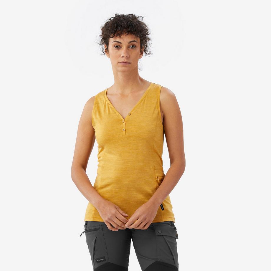 T-shirt donna maniche corte merino