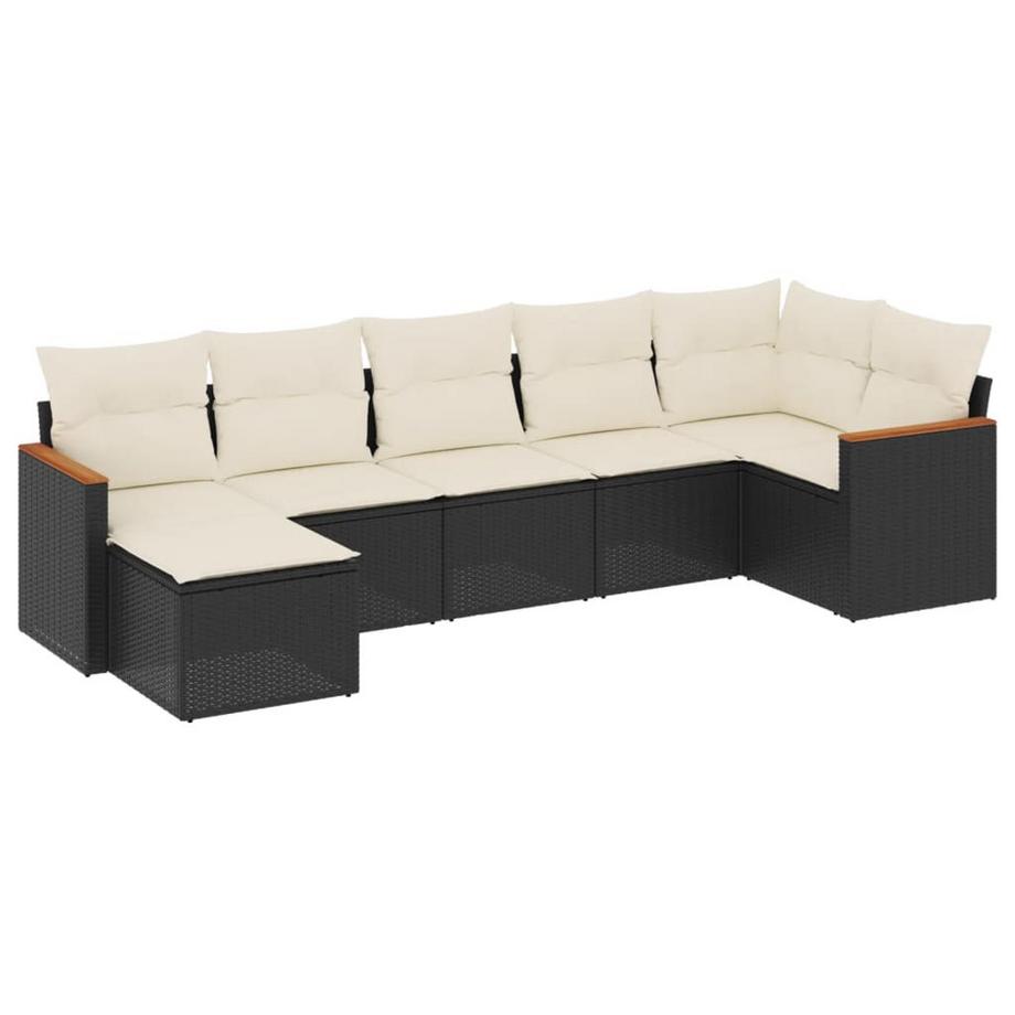 Ensemble de canapés de jardin rotin synthétique