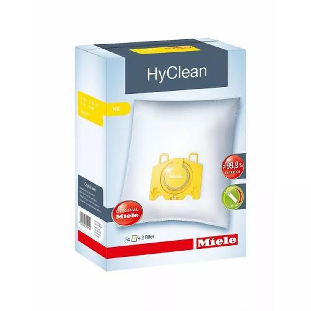 Miele – KK HyClean Zylinder-Vakuum Staubbeutel, Weiss