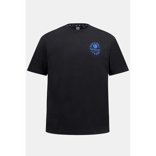 JP1880  T-shirt de fitness à manches courtes, imprimé basket-ball dans le dos 