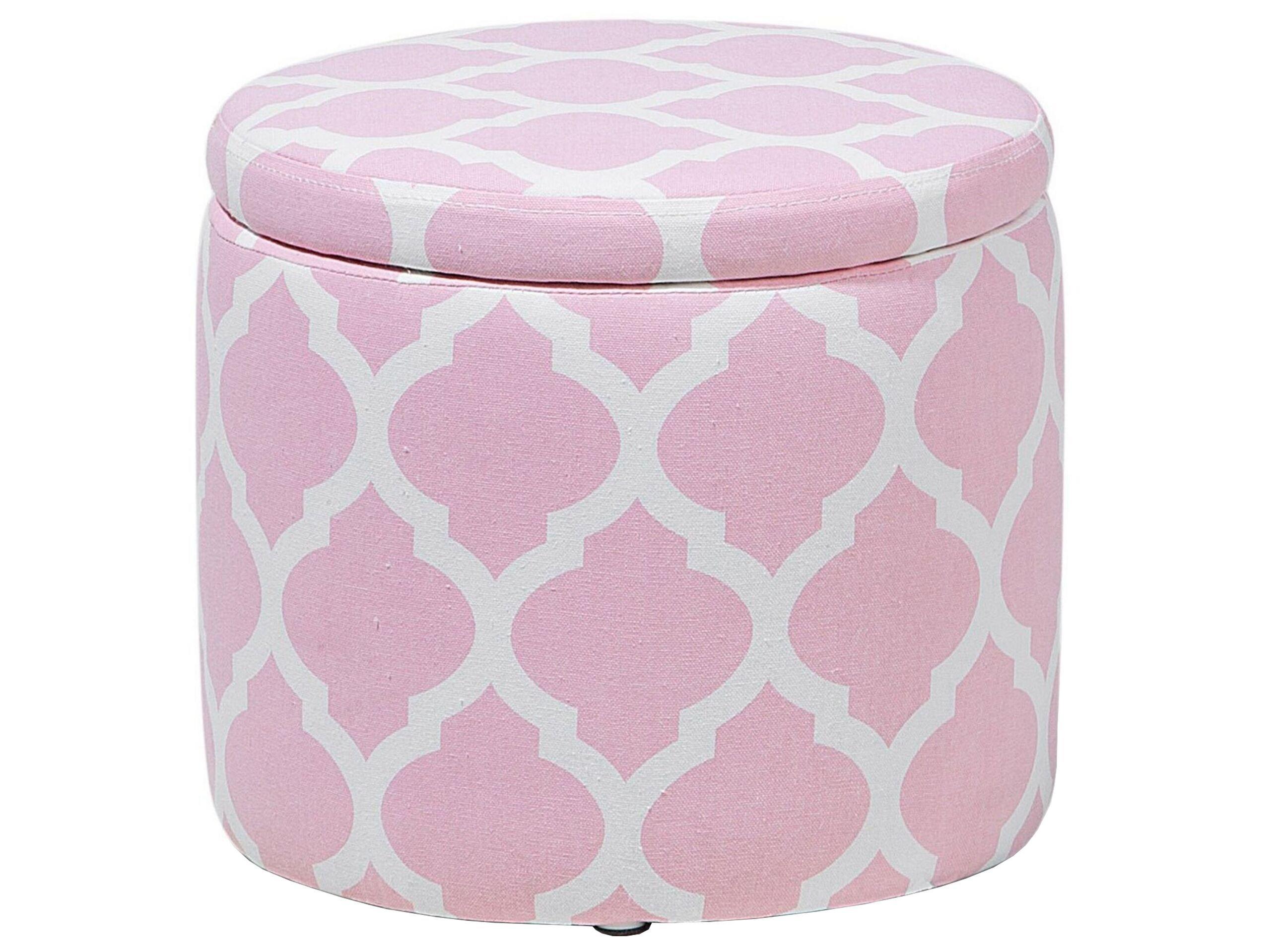 Beliani Pouf de rangement en Coton Rétro TUNICA  