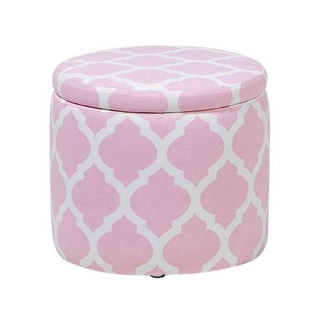 Beliani Pouf de rangement en Coton Rétro TUNICA  