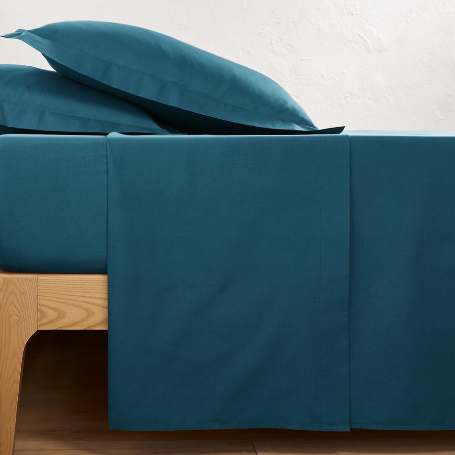 La Redoute Intérieurs Scenario Unifarbenes Polycotton Leintuch  