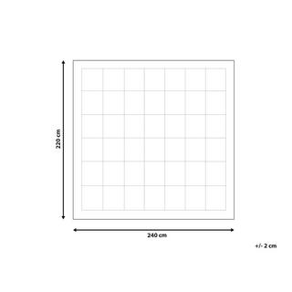 Beliani Couette moyennement chaude en Coton ciré KOUTRA  