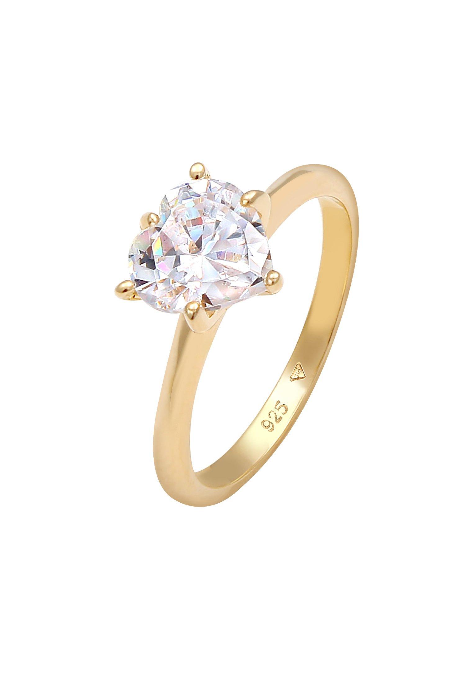 Elli  Bague Cœur Zircon 