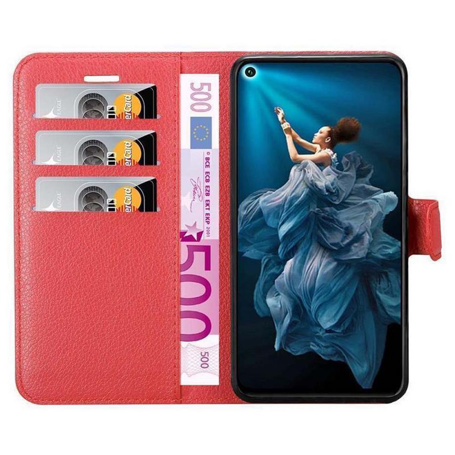 Cadorabo  Housse compatible avec Honor 20 / 20S / Huawei NOVA 5T - Coque de protection avec fermeture magnétique, fonction de support et compartiment pour carte 