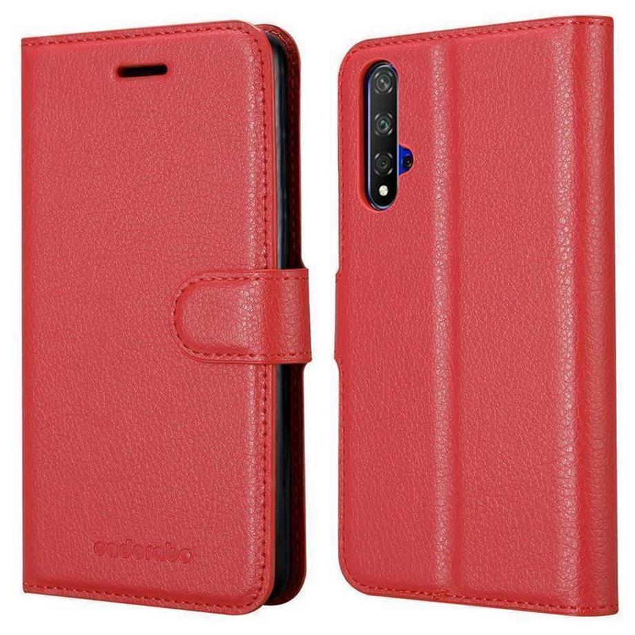Cadorabo  Housse compatible avec Honor 20 / 20S / Huawei NOVA 5T - Coque de protection avec fermeture magnétique, fonction de support et compartiment pour carte 